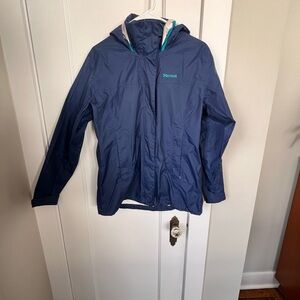 Marmot Navy Hooded Jacket
